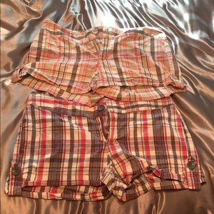 Plaid shorts